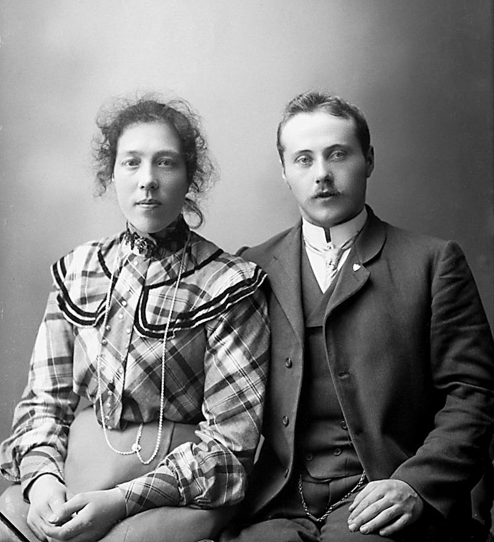 Martin Lyshol og kona Maria i 1907.jpg